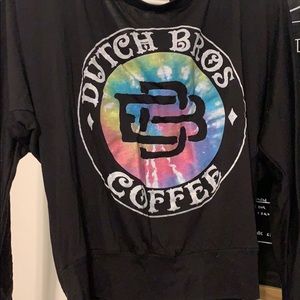 Tie-Dye vintage Dutch Bros long sleeve tshirt